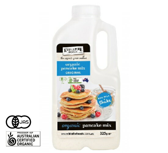 有機JAS認証 オーガニック パンケーキミックス キアラピュアフーズ社 (ホットケーキミックス) [325g] オーストラリア産 《常温便》