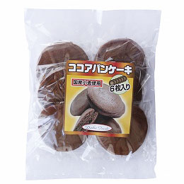 ココアパンケーキ（6個）【大興食品】